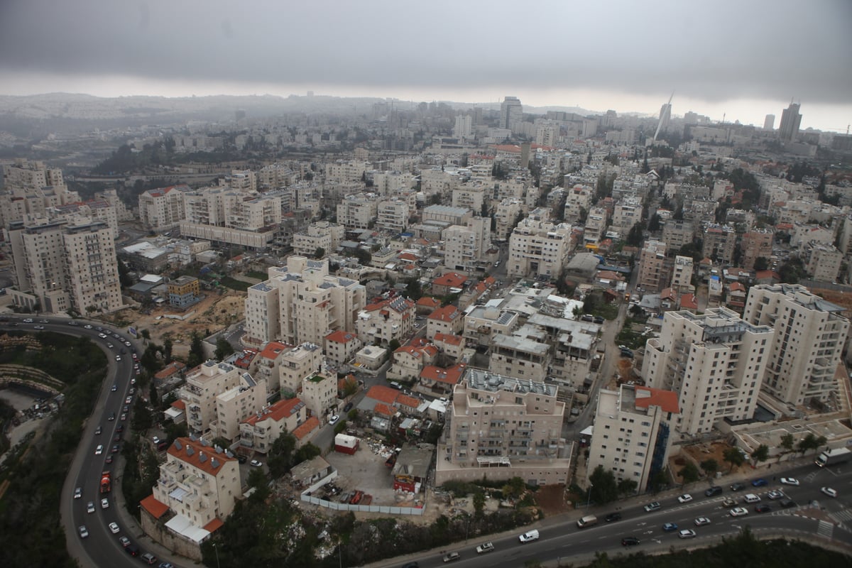 גלריה מרהיבה: מבט מהאוויר על ירושלים