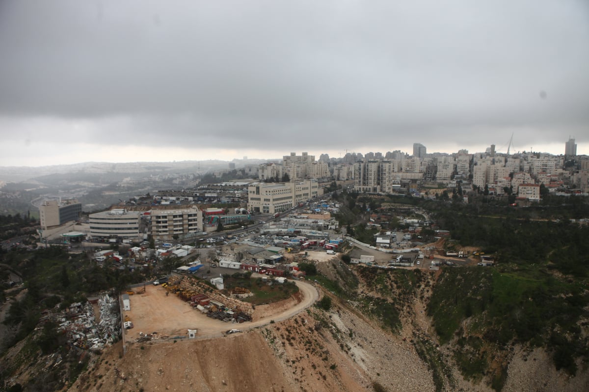 גלריה מרהיבה: מבט מהאוויר על ירושלים