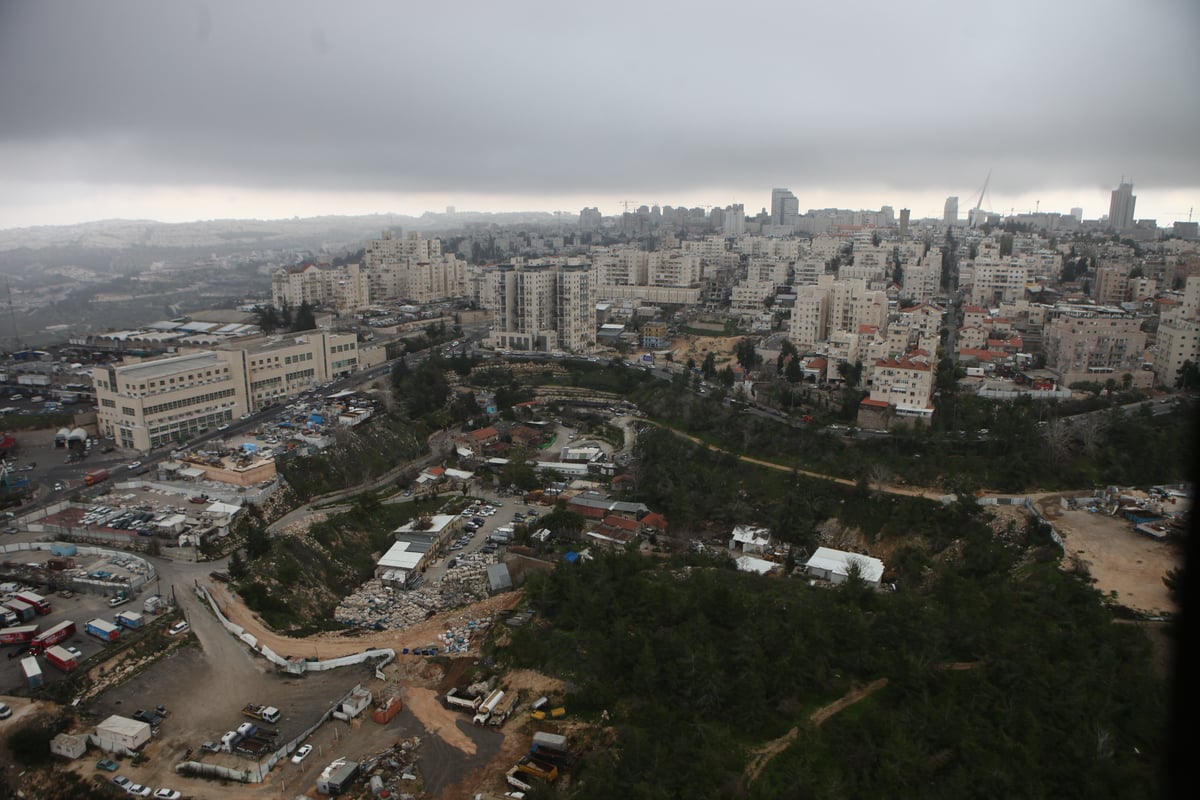 גלריה מרהיבה: מבט מהאוויר על ירושלים