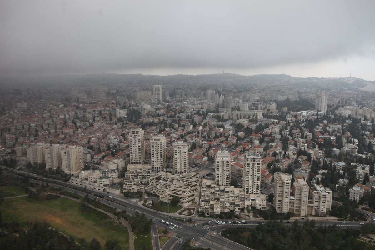 גלריה מרהיבה: מבט מהאוויר על ירושלים