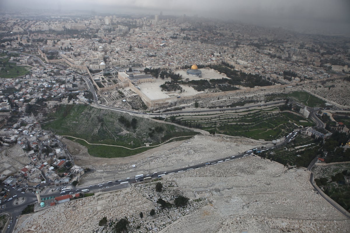 גלריה מרהיבה: מבט מהאוויר על ירושלים