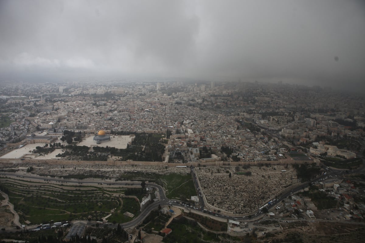 גלריה מרהיבה: מבט מהאוויר על ירושלים