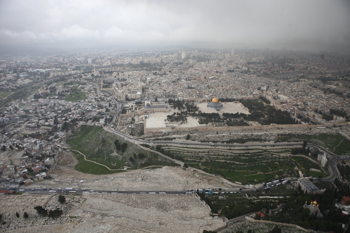 גלריה מרהיבה: מבט מהאוויר על ירושלים