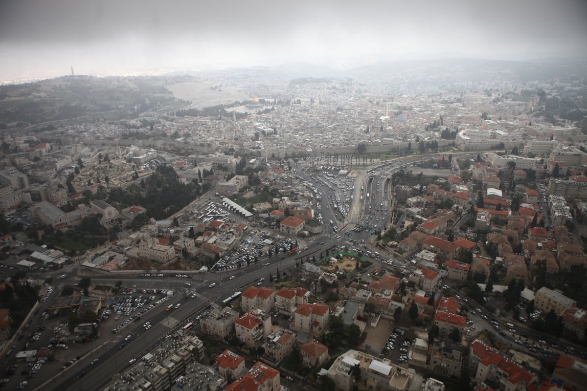 גלריה מרהיבה: מבט מהאוויר על ירושלים