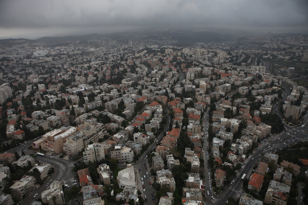 גלריה מרהיבה: מבט מהאוויר על ירושלים