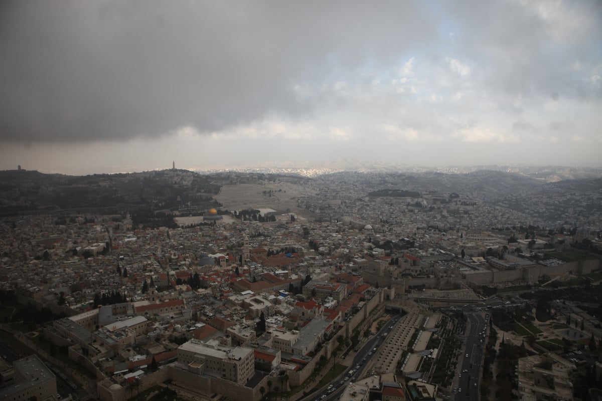 גלריה מרהיבה: מבט מהאוויר על ירושלים