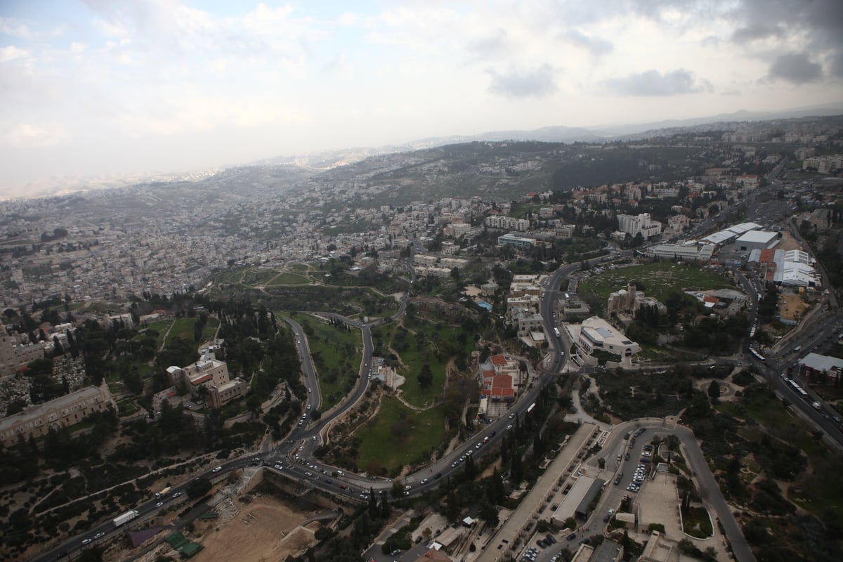 גלריה מרהיבה: מבט מהאוויר על ירושלים