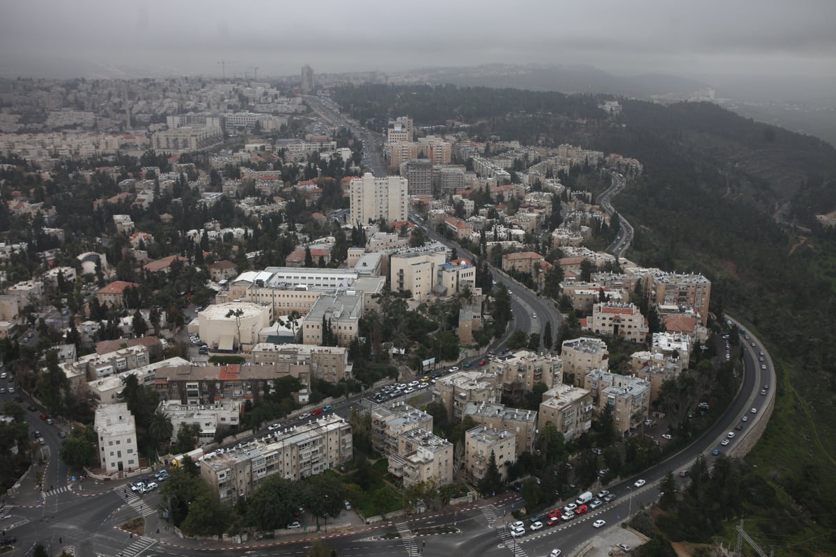 גלריה מרהיבה: מבט מהאוויר על ירושלים