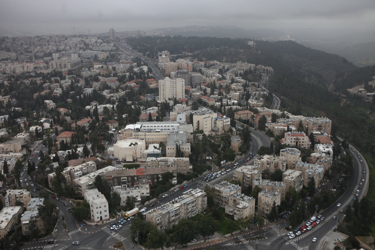 גלריה מרהיבה: מבט מהאוויר על ירושלים