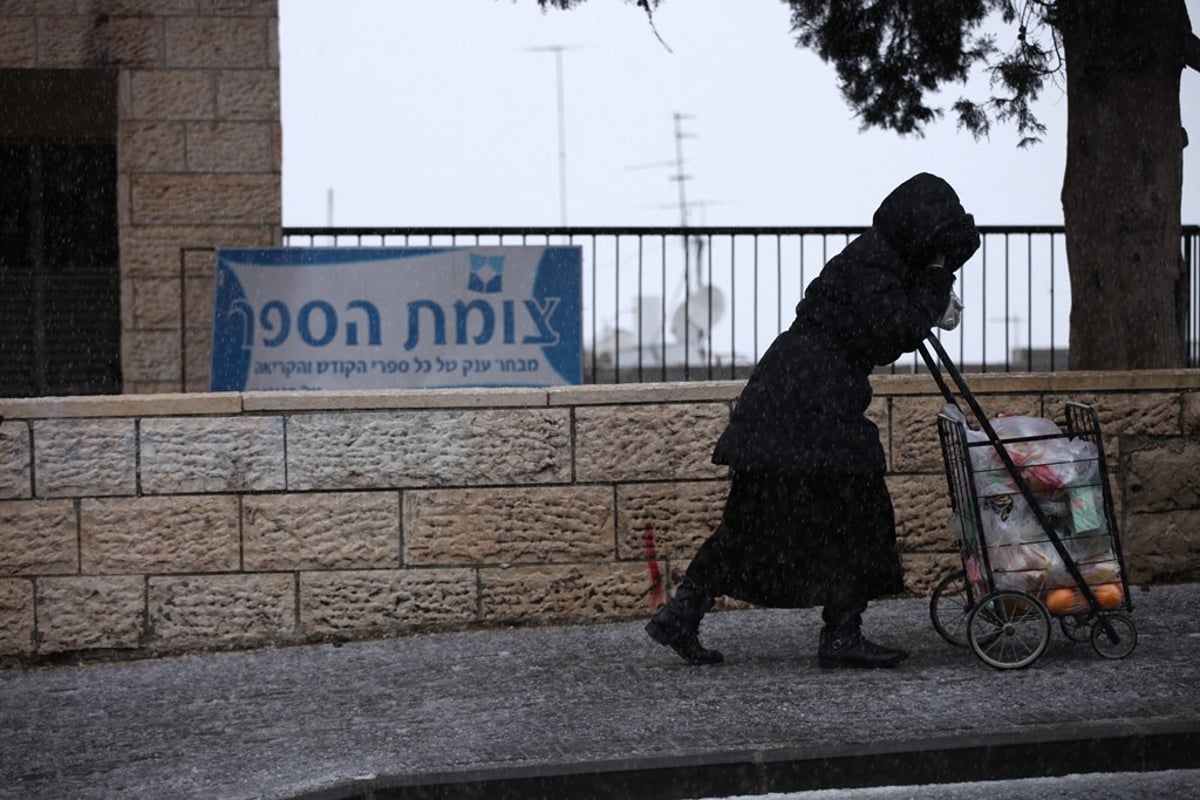 תמונות: הירושלמים מחכים לשלג