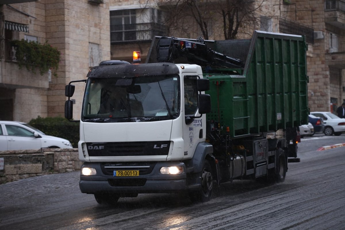 תמונות: הירושלמים מחכים לשלג