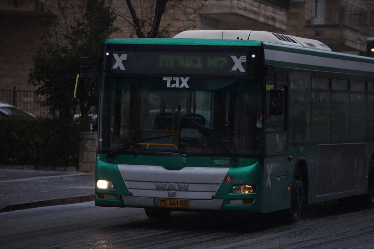 תמונות: הירושלמים מחכים לשלג