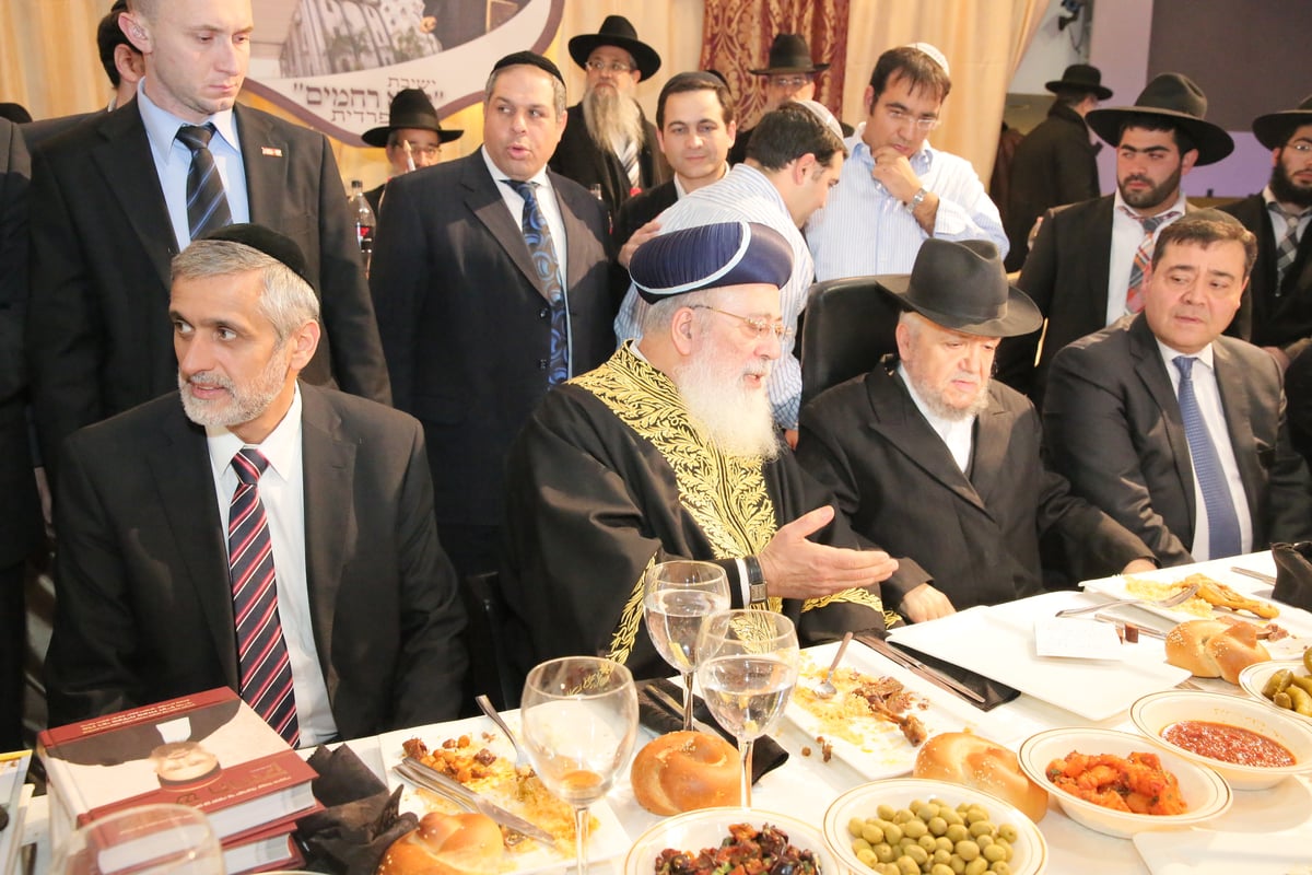 הרב מזוז בהילולה: "יחד ראשי תיבות - חרדים, דתיים ויהודים"