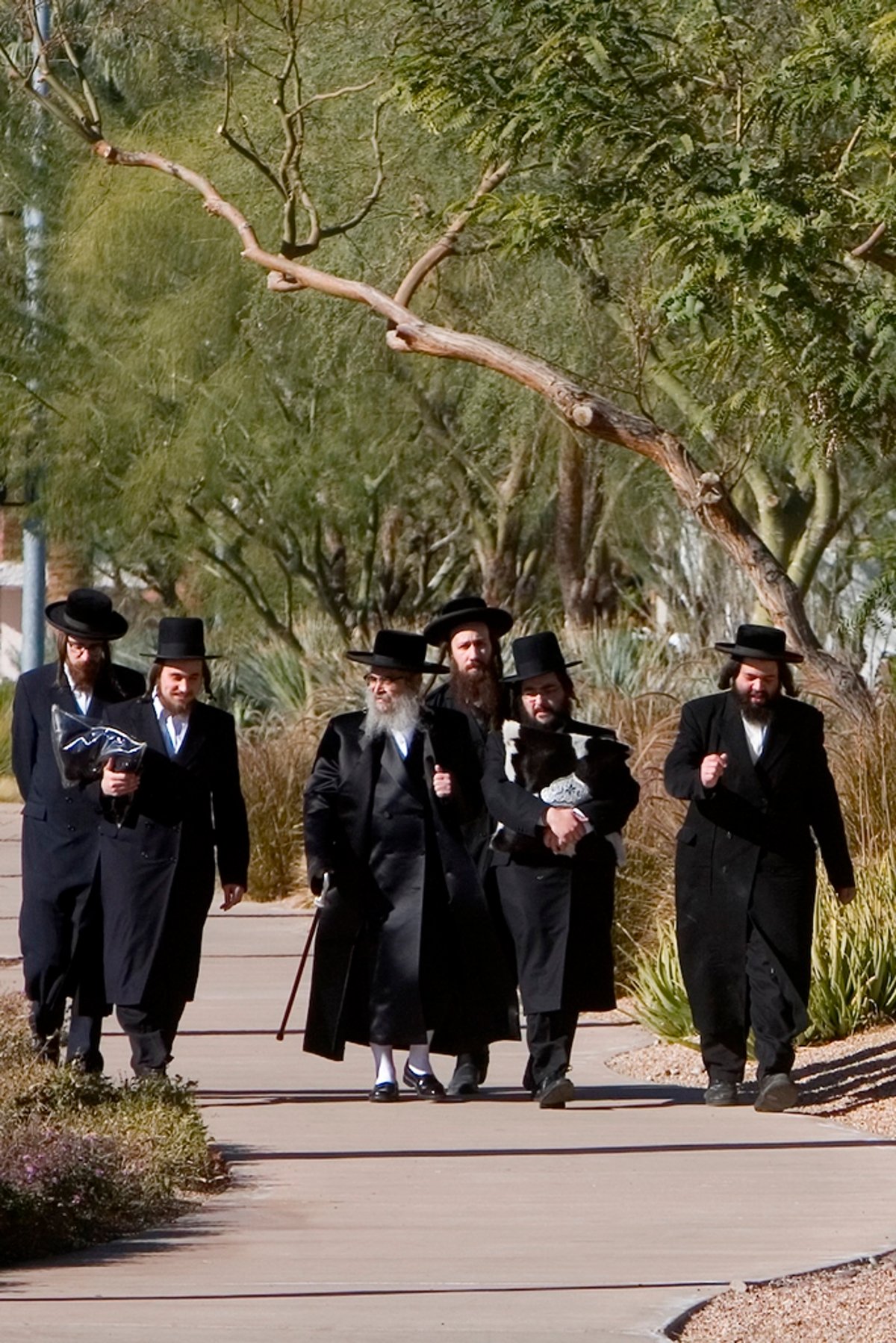 בגלל הקור בניו יורק: האדמו"ר מסאטמר נופש בקליפורניה • תיעוד