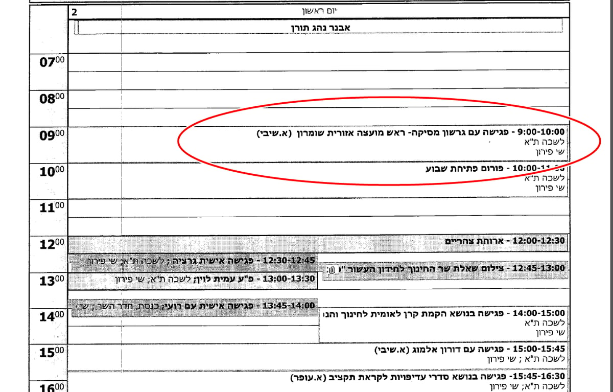 עשרות פגישות עם עיתונאים ולו"ז סותר; כך נראתה השנה של פירון