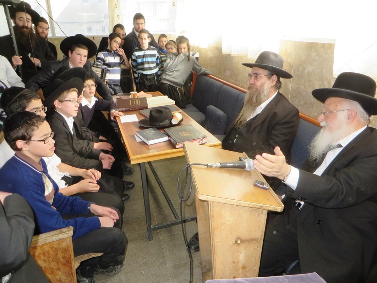 הגרב"ד פוברסקי במסע חיזוק בצפת • תיעוד