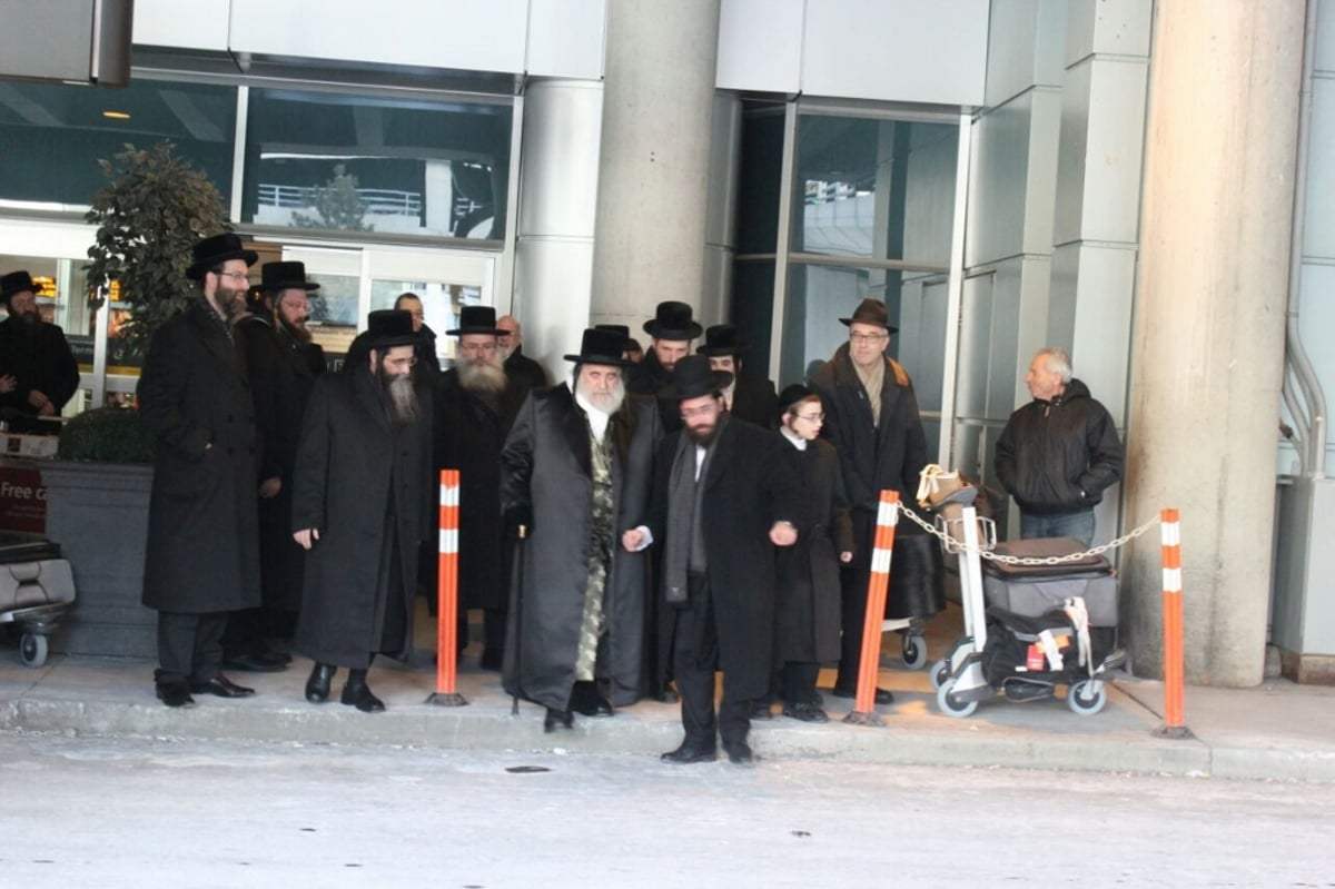 תיעוד: מסע האדמו"ר מויז'ניץ בקנדה