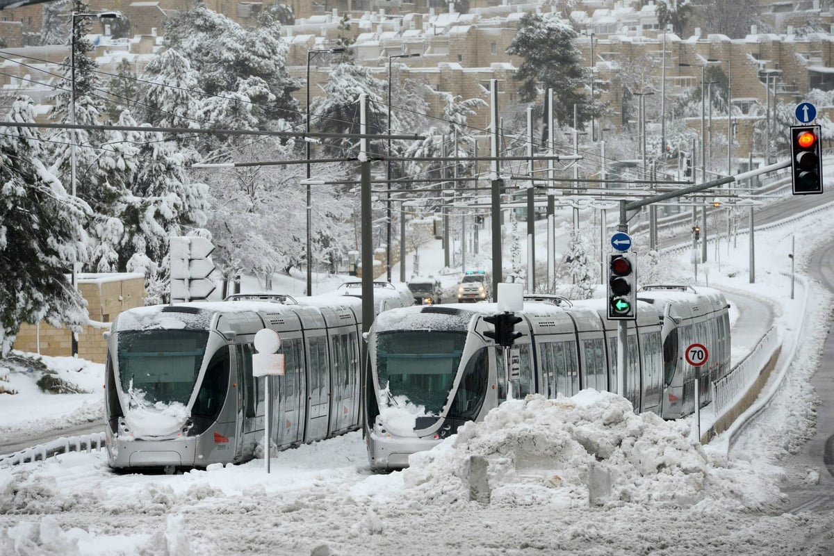 תיעוד מרהיב: צלמי לע"מ תיעדו את השלג הירושלמי