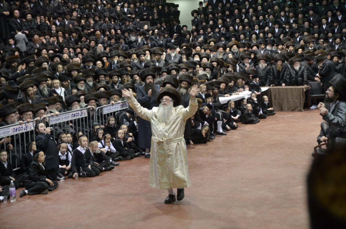 חתונת צאנז: הכלה על כרכרה רתומה לסוס בדרך לחופה • תיעוד