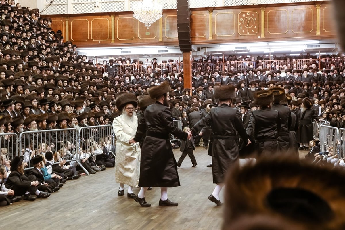 גלריה: חתונת נכד הרבי מסאטמר