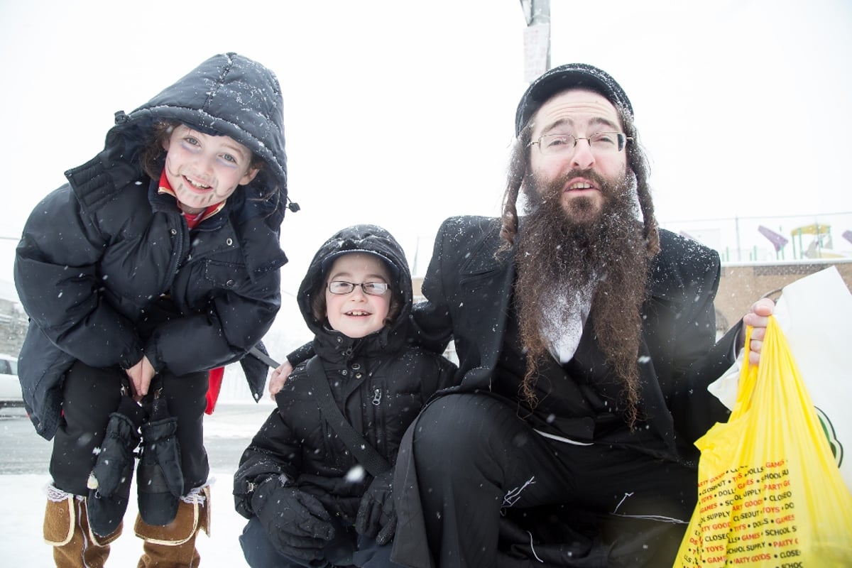 גלריה: פורים מושלג בויליאמסבורג