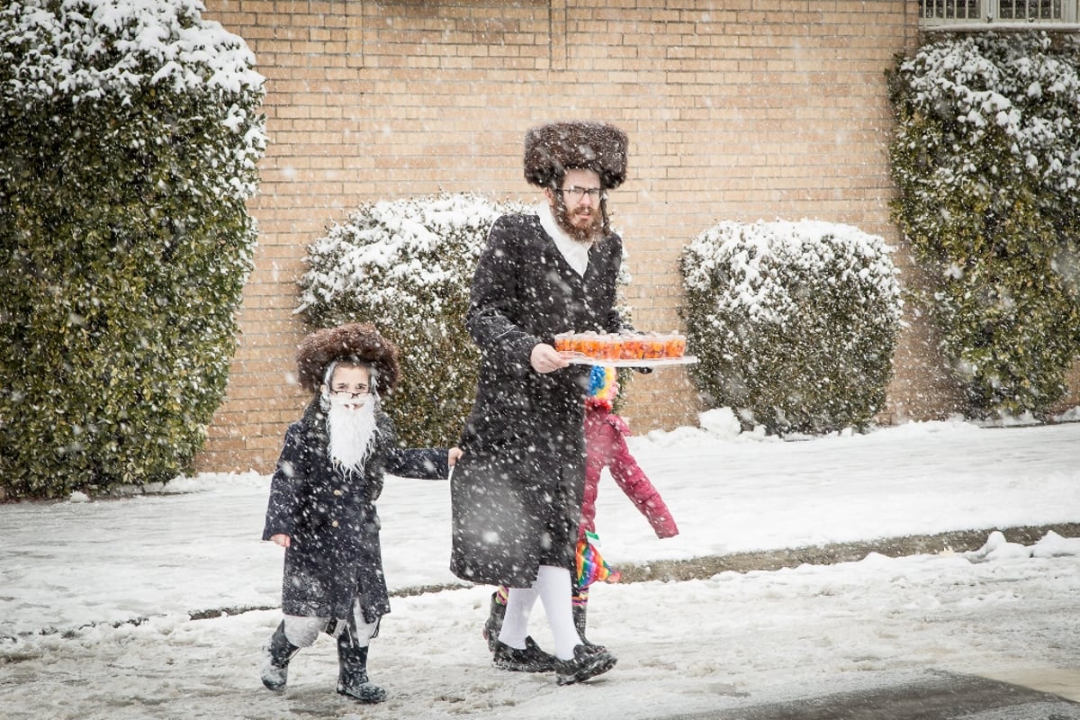 גלריה: פורים מושלג בויליאמסבורג