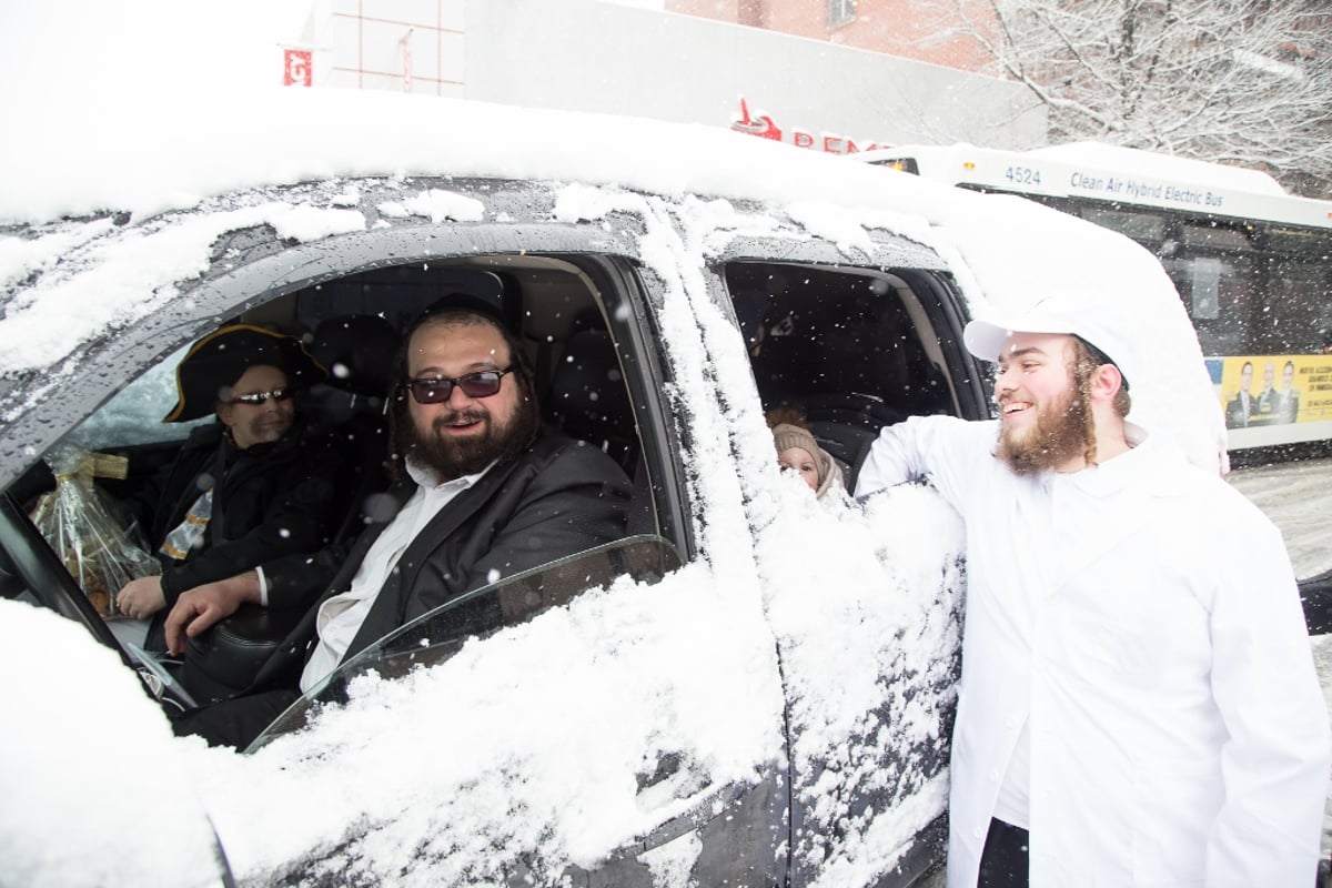 גלריה: פורים מושלג בויליאמסבורג