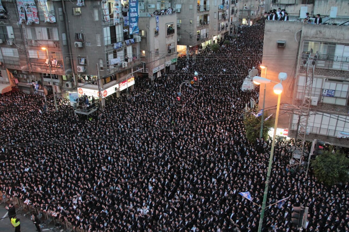 שידור חוזר: כינוס הבחירות של "דגל התורה" בבני ברק