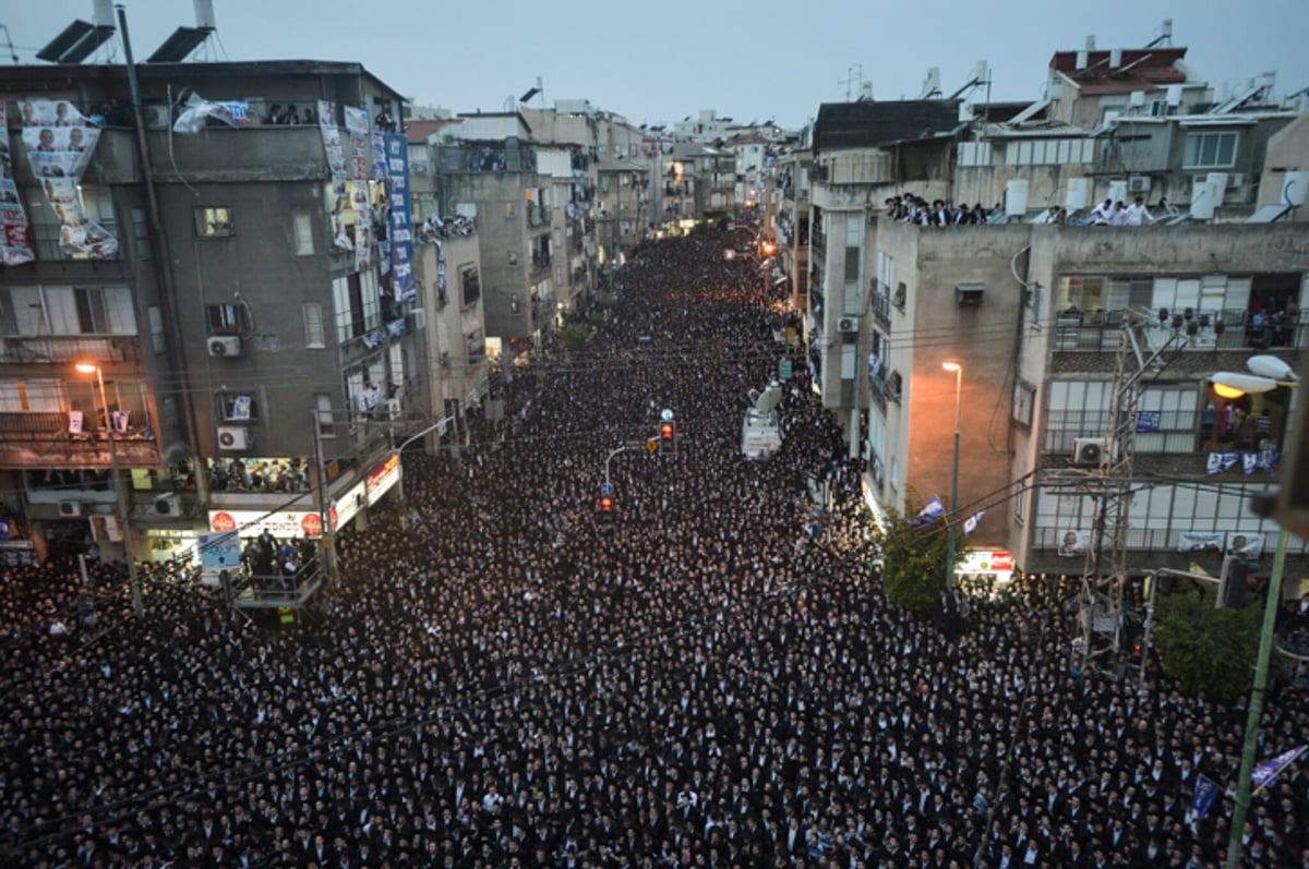 עצרת הרבבות של 'דגל', אמש