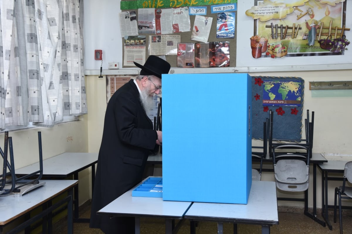 גלריה: יום הבחירות של ח"כ יעקב ליצמן