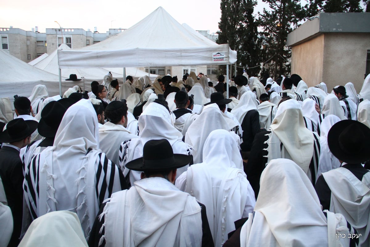 בוקר יום הבחירות בש"ס: תפילה בציון מרן הגר"ע יוסף זצ"ל • תיעוד