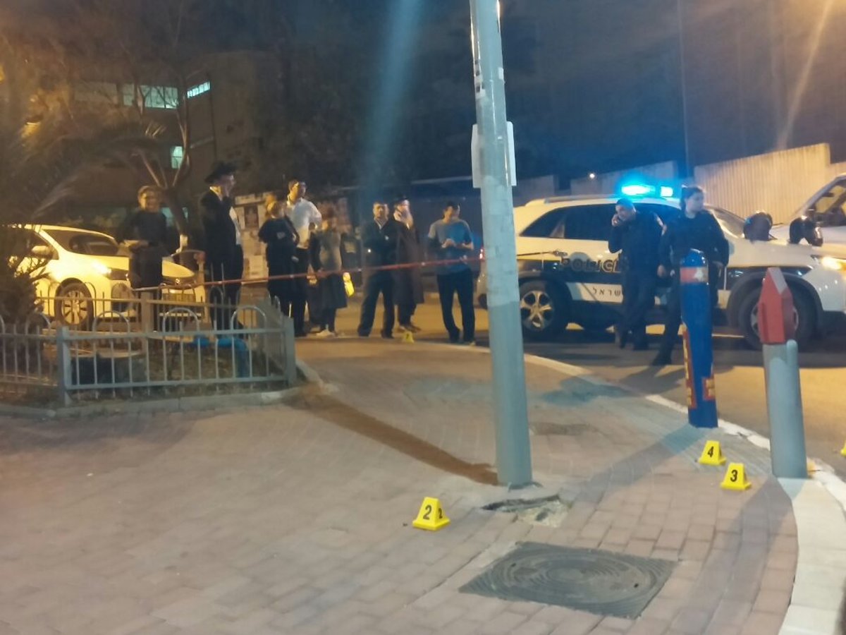 בני ברק: אלמונים ירו לעבר רכב ברחוב נועם אלימלך ונמלטו