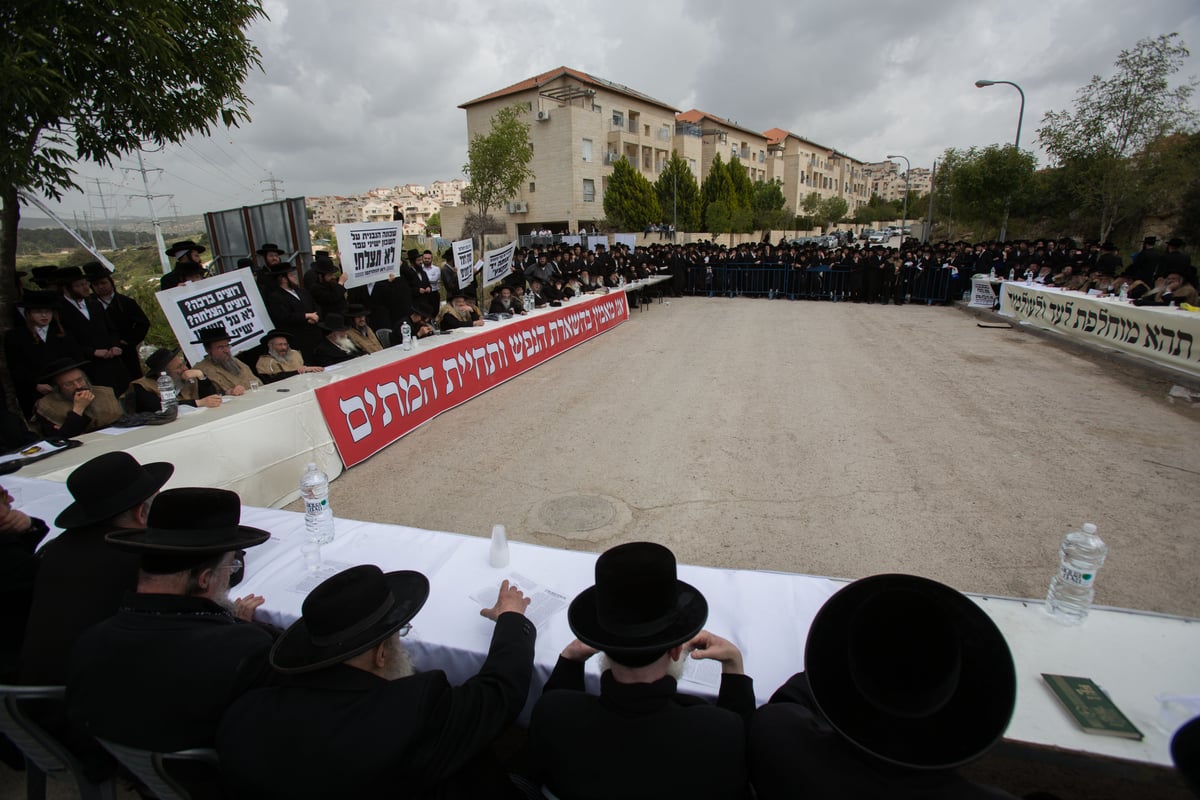 צפו: שוטרים התעמתו עם מפגינים חרדים קיצוניים