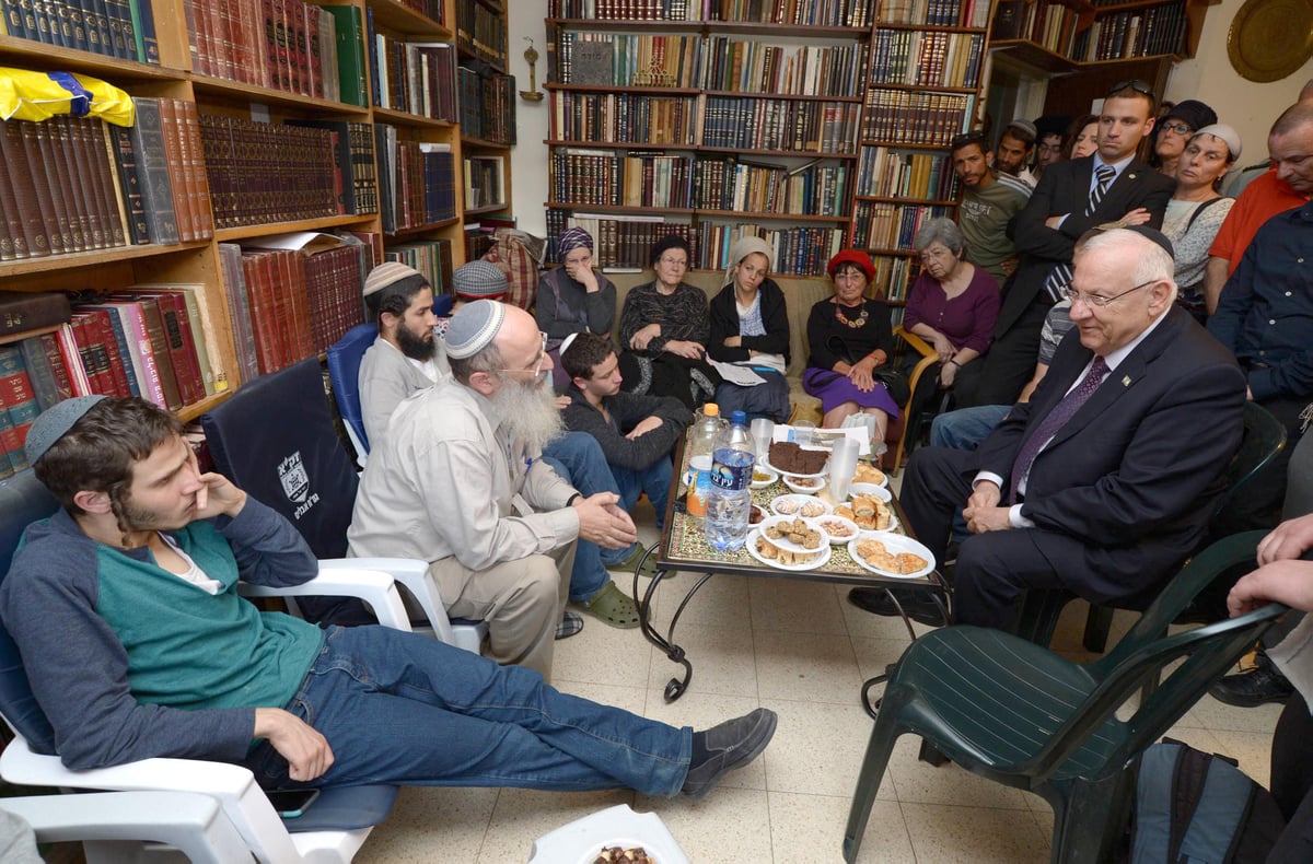 הנשיא ראובן ריבלין ניחם את משפחת שרקי