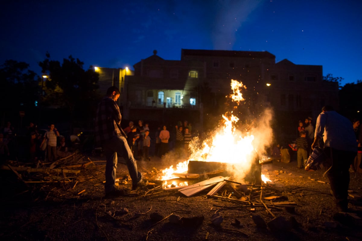 גלריה: ילדי ירושלים בהדלקת מדורת ל"ג בעומר