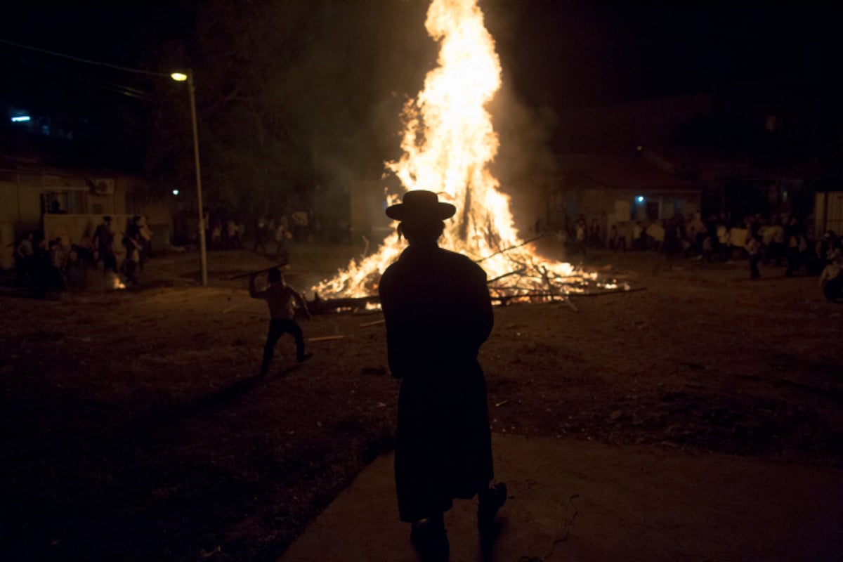 גלריה: ילדי ירושלים בהדלקת מדורת ל"ג בעומר