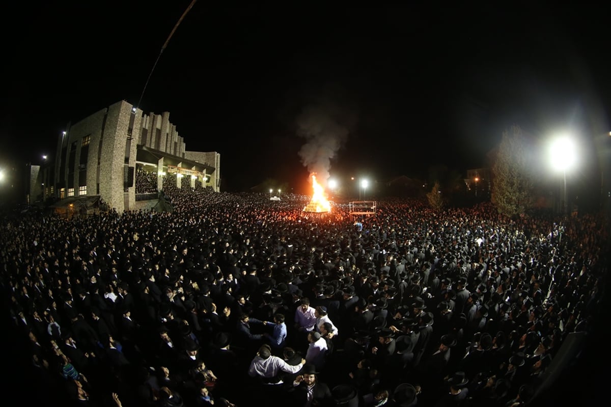 גלריה מסכמת: ל"ג בעומר אצל האדמו"ר מסאטמר