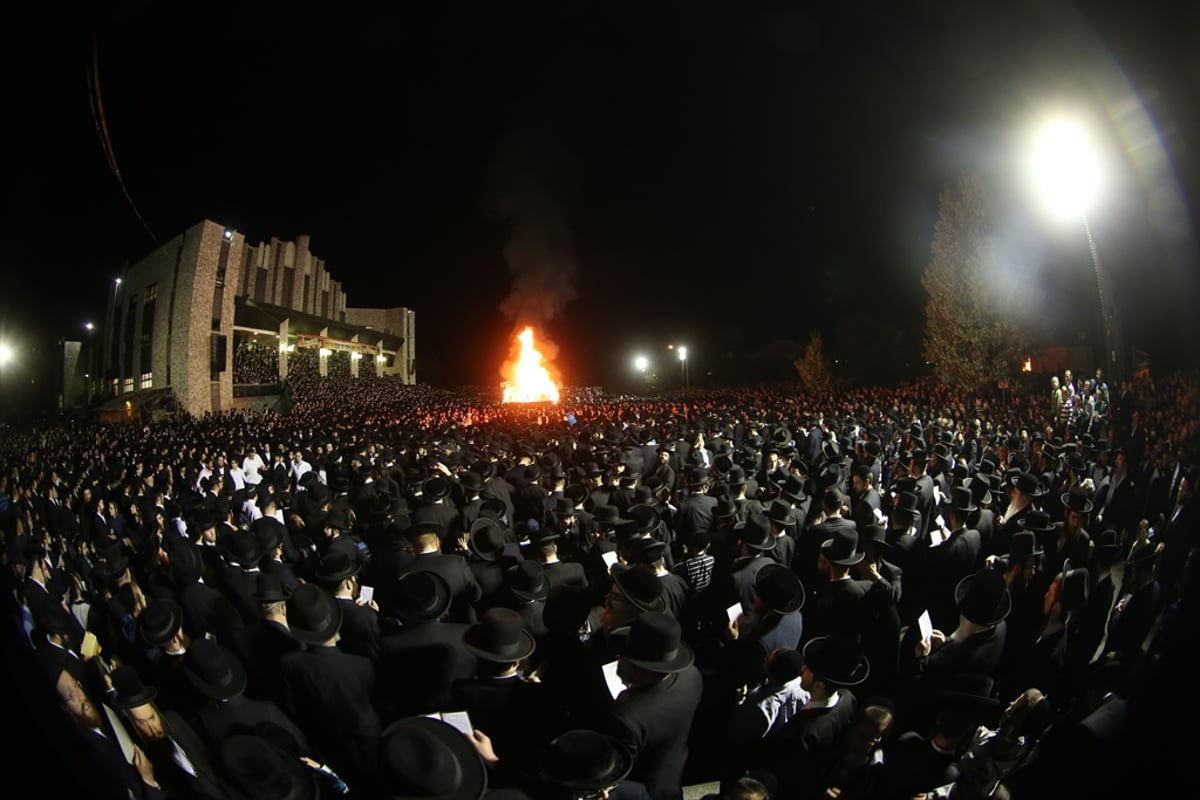 גלריה מסכמת: ל"ג בעומר אצל האדמו"ר מסאטמר