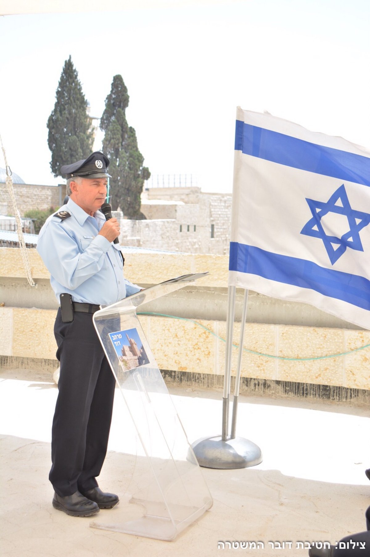 נחנכו תחנות משטרה בכותל המערבי ובהר ציון • תיעוד