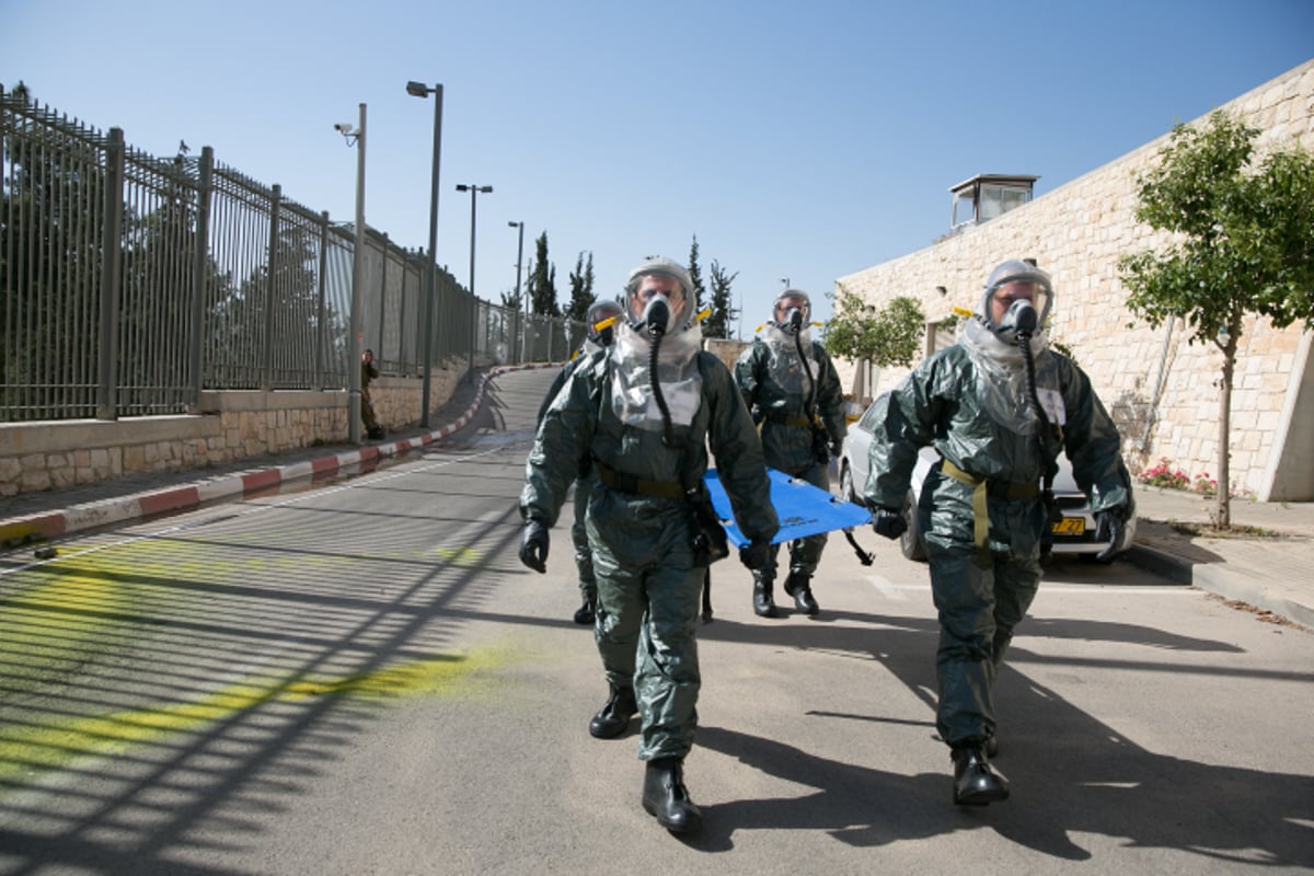 תיעוד: תרגיל חירום של משמר הכנסת