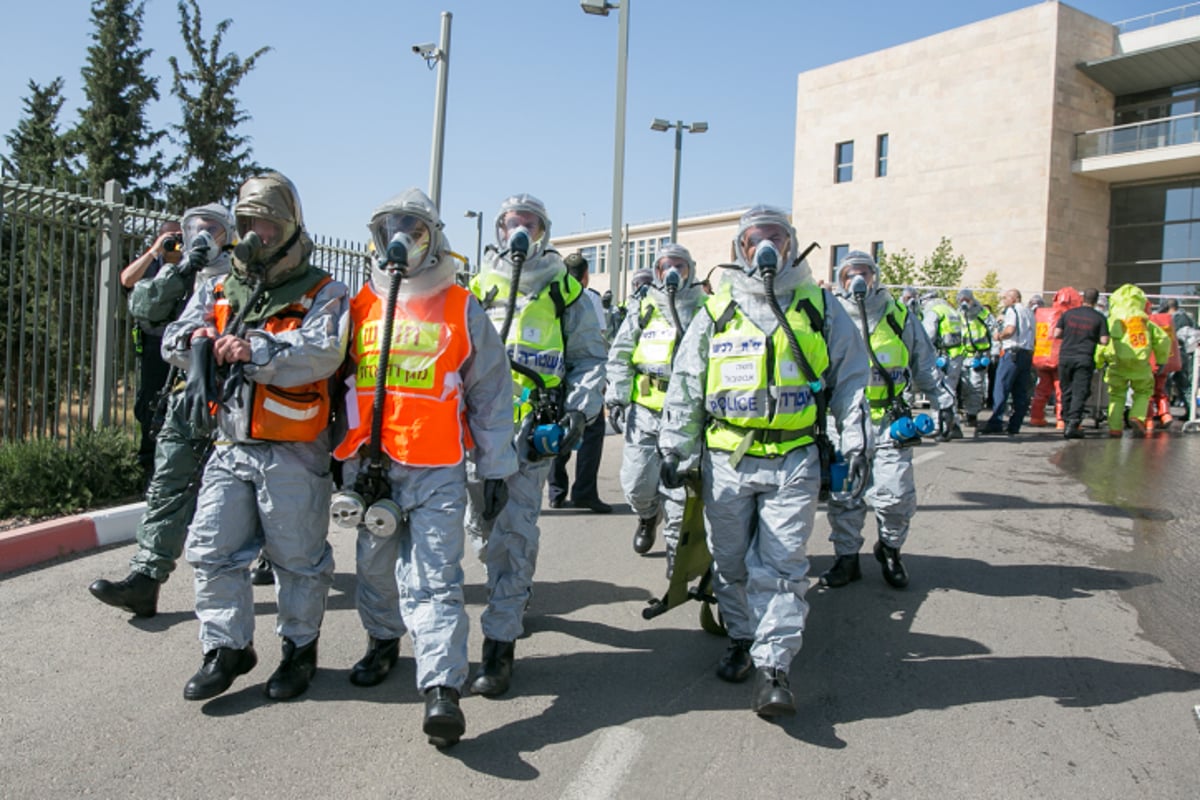 תיעוד: תרגיל חירום של משמר הכנסת