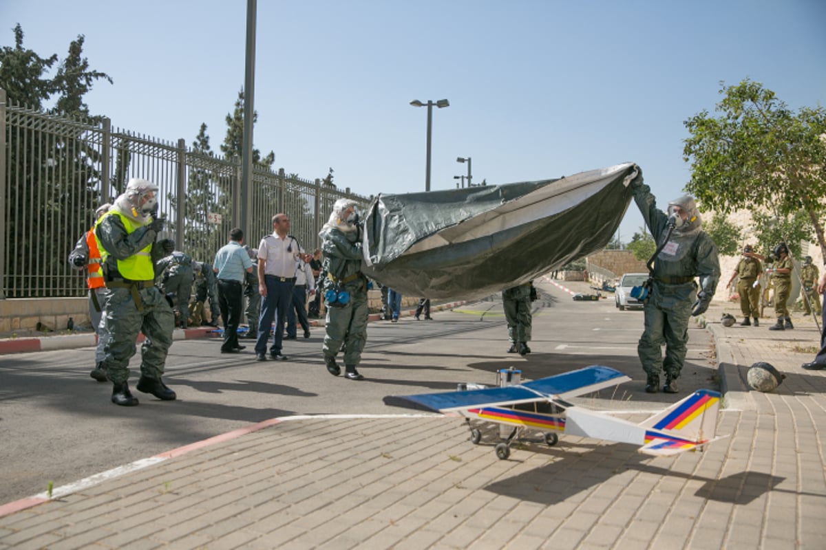 תיעוד: תרגיל חירום של משמר הכנסת