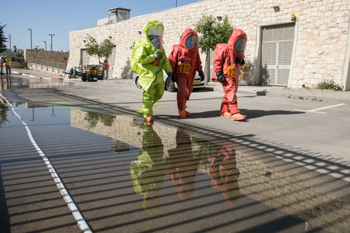 תיעוד: תרגיל חירום של משמר הכנסת