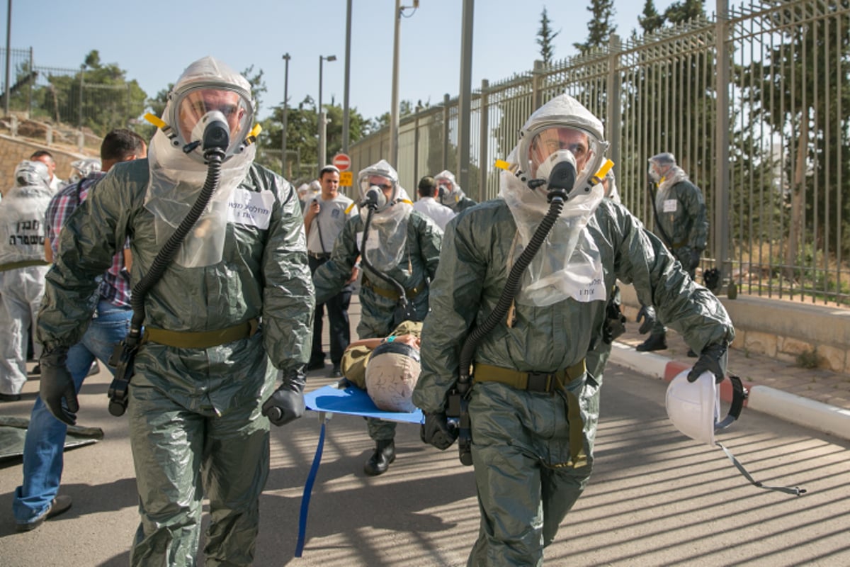 תיעוד: תרגיל חירום של משמר הכנסת