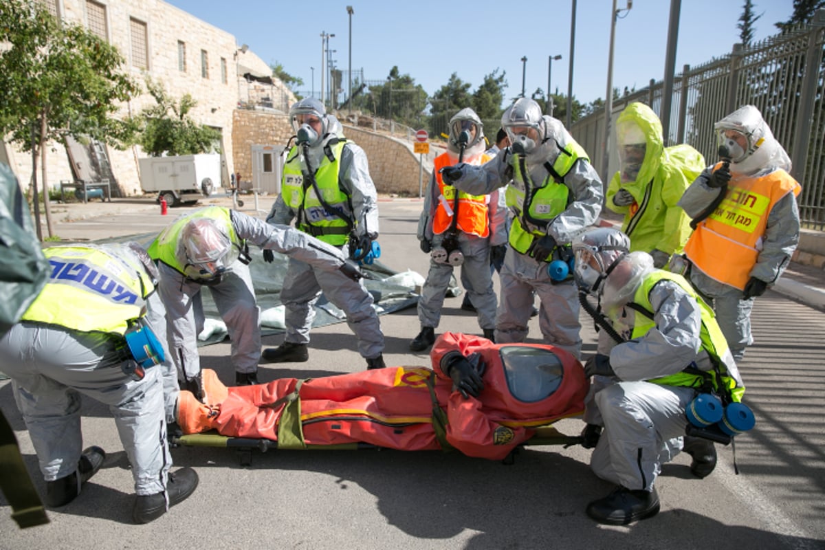 תיעוד: תרגיל חירום של משמר הכנסת