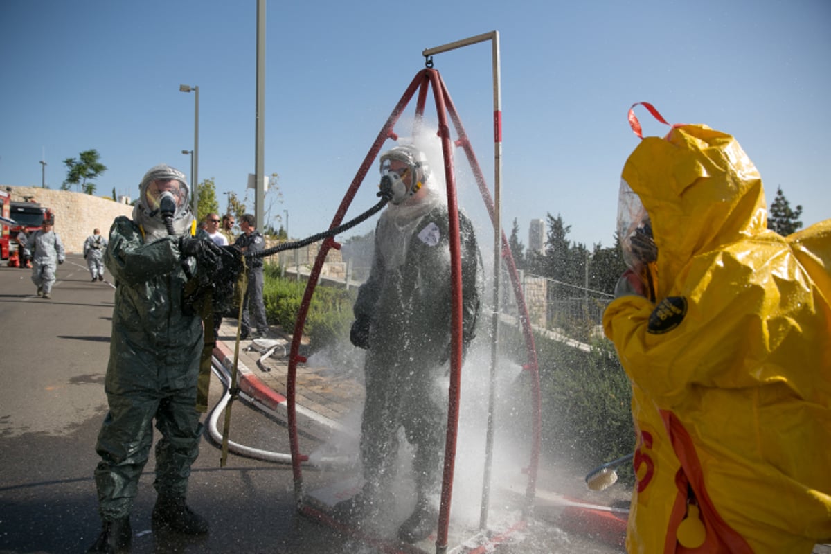 תיעוד: תרגיל חירום של משמר הכנסת