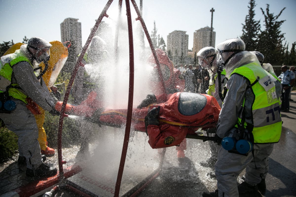 תיעוד: תרגיל חירום של משמר הכנסת