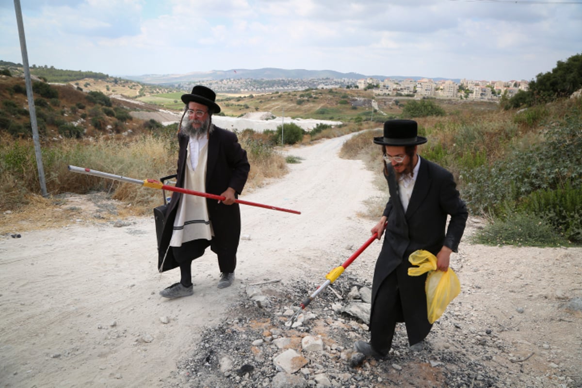 התקנת עירוב בבית שמש • תמונות