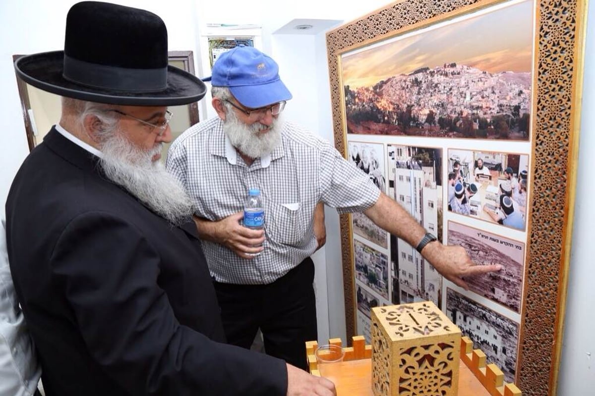 המקובל הרב בניהו שמואלי סייר בשכונת סילוואן במזרח ירושלים