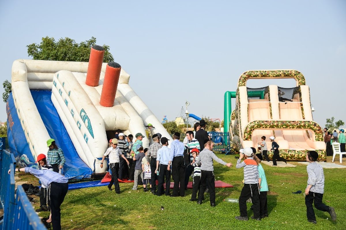 ביתר עילית: 25,000 ילדים ביקרו בחינם בלונה פארק ענק